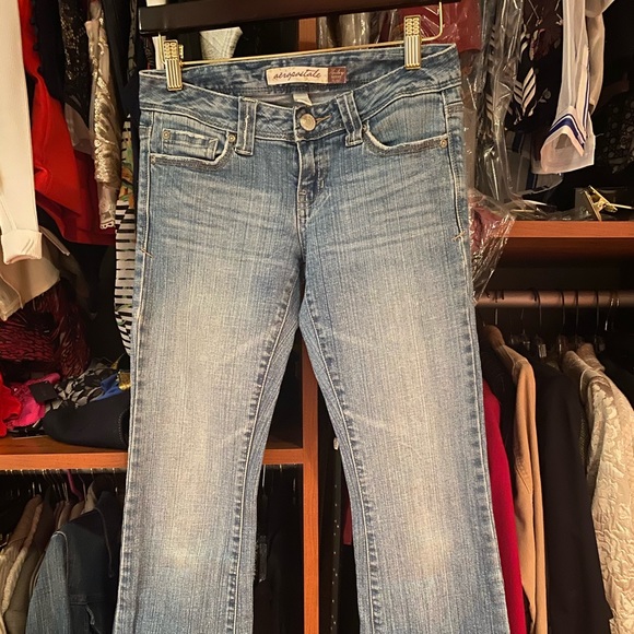 Aeropostale denim jeans Hailey skinny flare size 0 - Picture 1 of 7